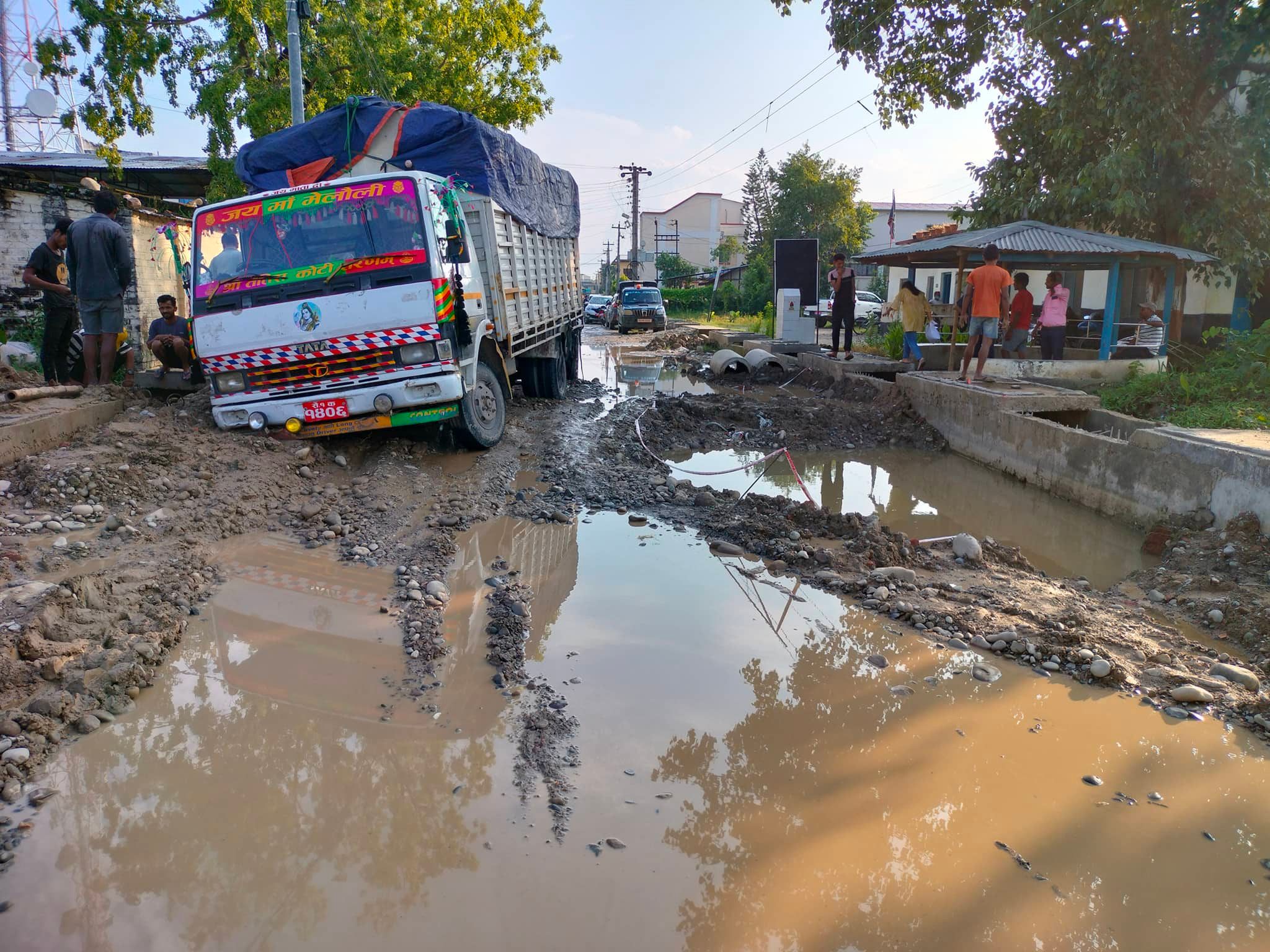 धनगढीको मन्त्री गिज्याउने सडक