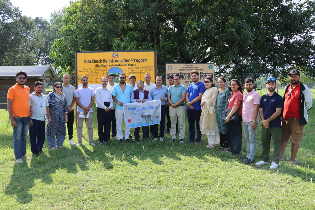 शुक्लाफाँटा राष्ट्रिय निकुञ्जमा  कृष्णसारको ब्यवस्थापनमा  गरिने मन्त्रीको आश्वसन