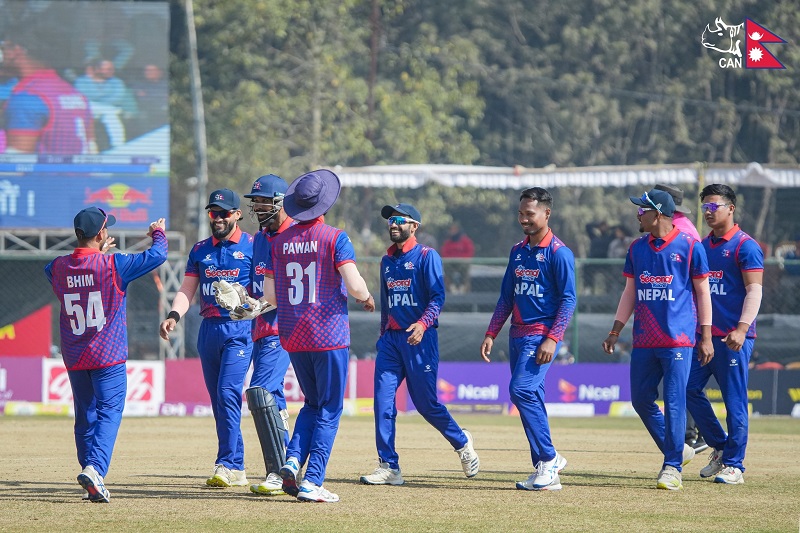 विश्व कप क्रिकेट लिग–२ को तेस्रो खेलमा आज नेपाल र नामिबिया खेल्दै
