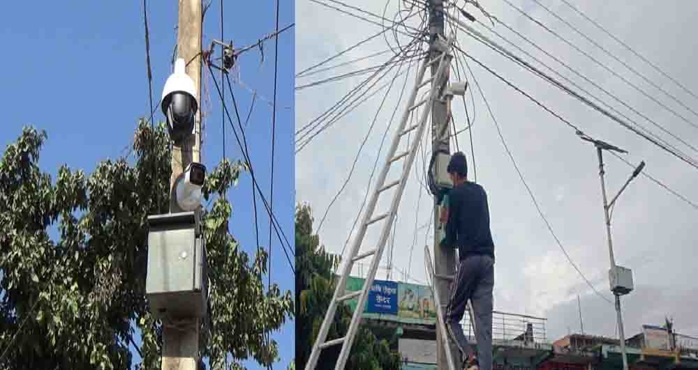 शुक्लाफाँटा नगरपालिकाका १२ स्थानमा सिसीटिभी क्यामेरा जडान