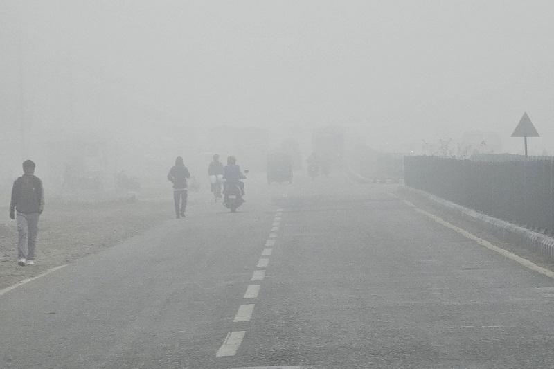 काठमाडौंको न्यूनतम तापक्रम ३.४ डिग्री सेल्सियस मापन