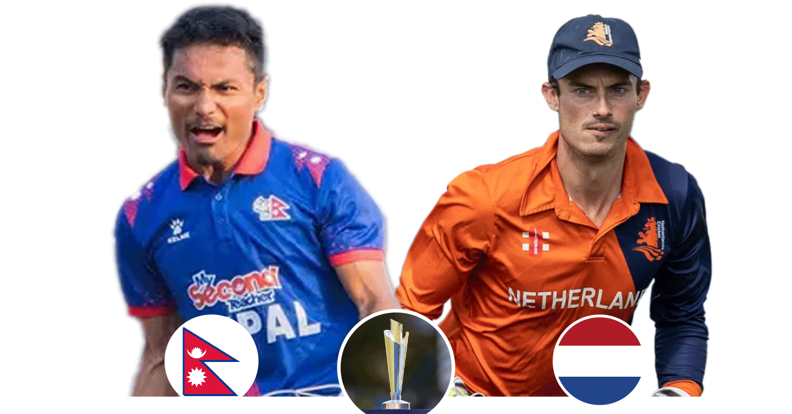 आइसिसी टी–२० विश्वकप क्रिकेट :  पहिलाे खेलमा आज नेपाल र नेदरल्यान्ड्स भिड्दै