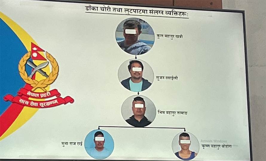 मामाद्वारा भान्जाको घरबाट दुई करोड लुटपाट, चार जना पक्राउ