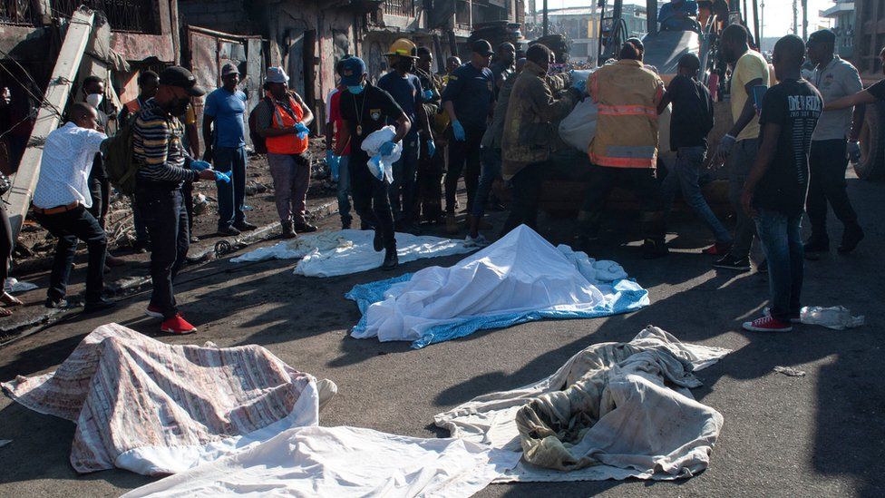 हाइटी विस्फोट : मृत्यु हुनेको संख्या ६० पुग्यो, तीन दिन राष्ट्रिय शोकको घोषणा