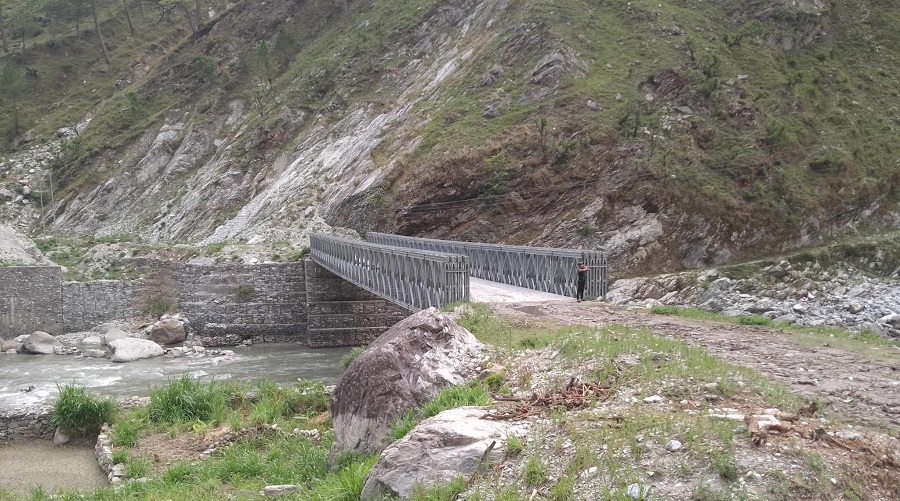 बाजुराको जडाङ्गा खोलाको बेलिब्रिज दानसाँघु खोलामा स्थानान्तरण गरिने